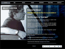 Tablet Screenshot of billylester.com